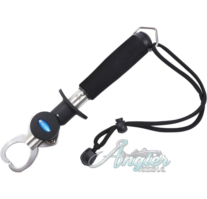 Professional Fish Holder with Weight Scale and Measuring Tape by Angler Arsenal