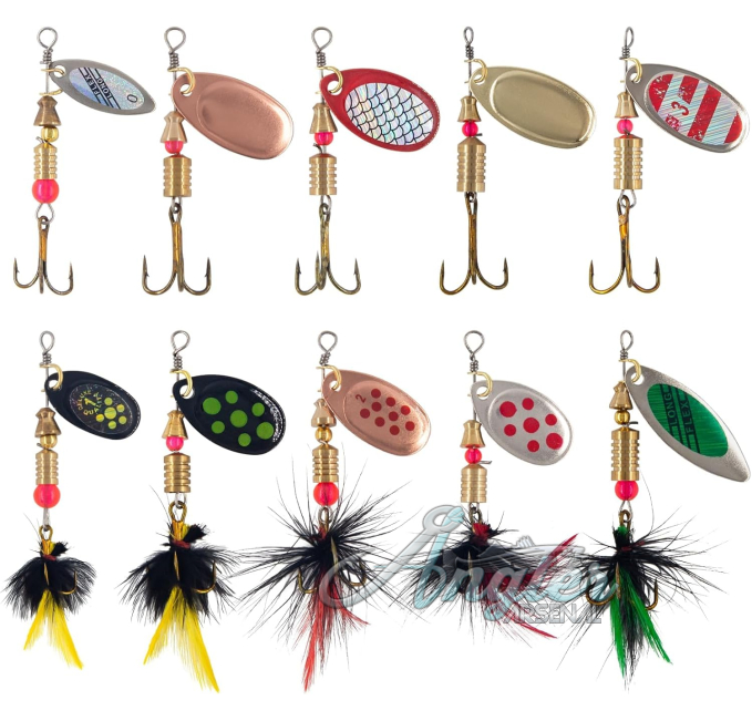 YPWUE Inline Spinner Baits Kit with Tackle Box at Angler Arsenal