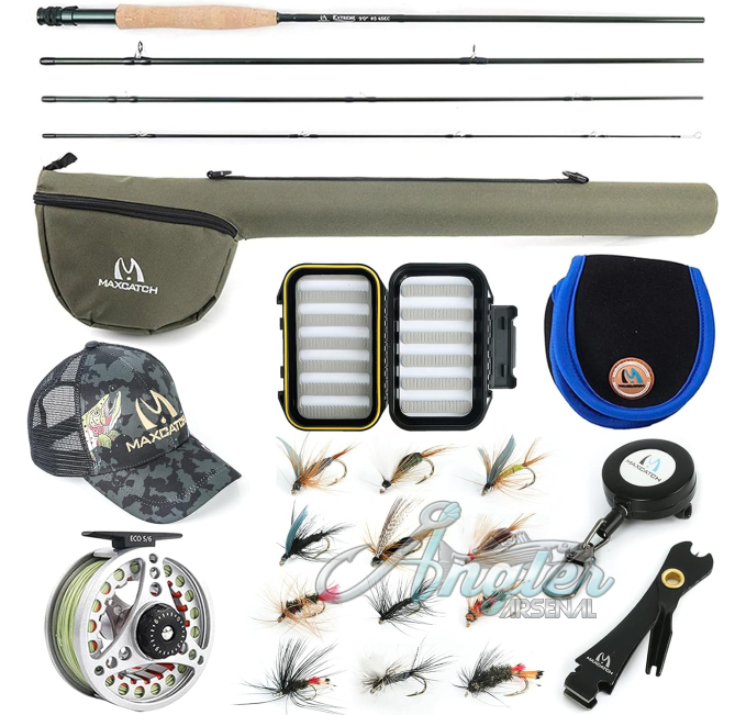 Maxcatch Fly Rod and Reel Combo Kit with Travel Case at Angler Arsenal