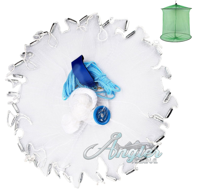 ReeMoo 6FT Throw Cast Net Angler Arsenal for Freshwater Fishing