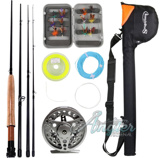 Sougayilang Fly Fishing Combo Kit with Reel from Angler Arsenal