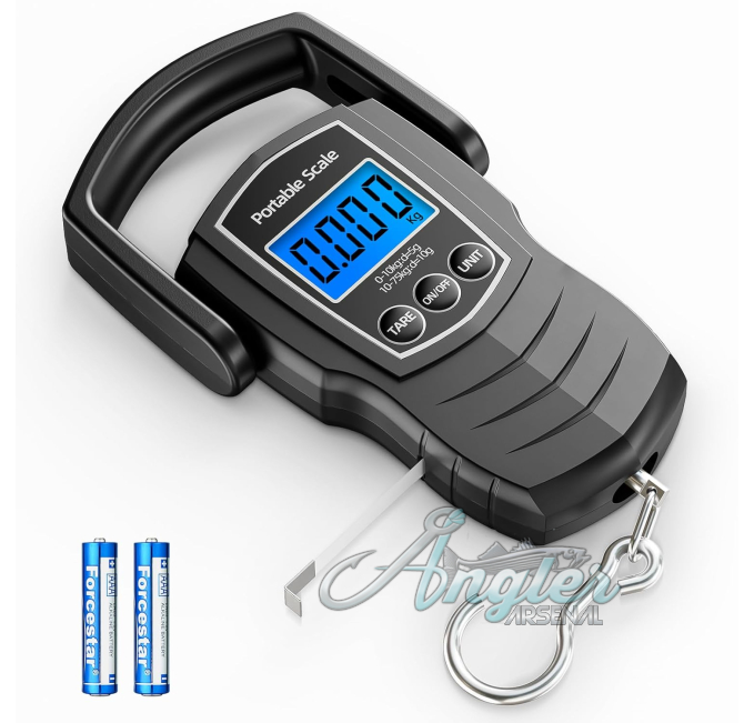 Portable 165lb Fishing Weight Scale for Travel Angler Arsenal