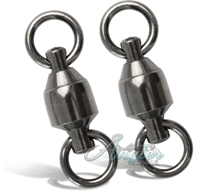 BLUEWING Fishing Ball Bearing Swivels 50pcs 42lbs by Angler Arsenal