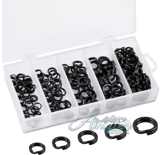 Heavy Duty Fishing Split Rings 200Pcs Stainless Steel Angler Arsenal