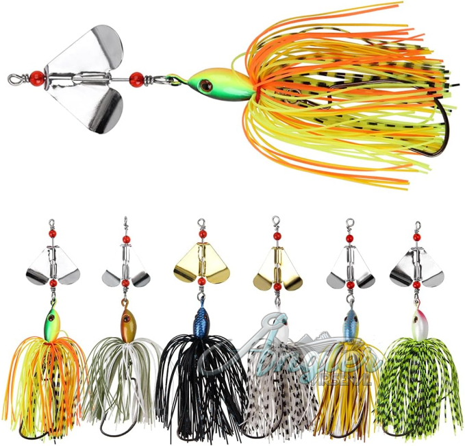 Buzzbait Swim Jigs for Bass and Salmon Fishing Angler Arsenal