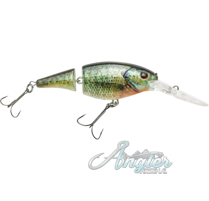 Berkley Flicker Shad Jointed Crankbait Red Tiger 2 Pack Angler Arsenal