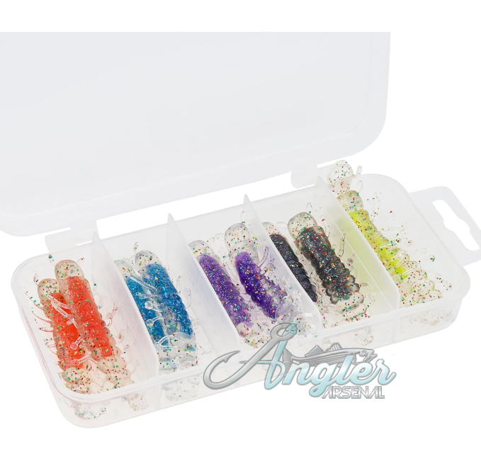 OriGlam 10pcs Hellgrammite Soft Plastic Fishing Lures Angler Arsenal