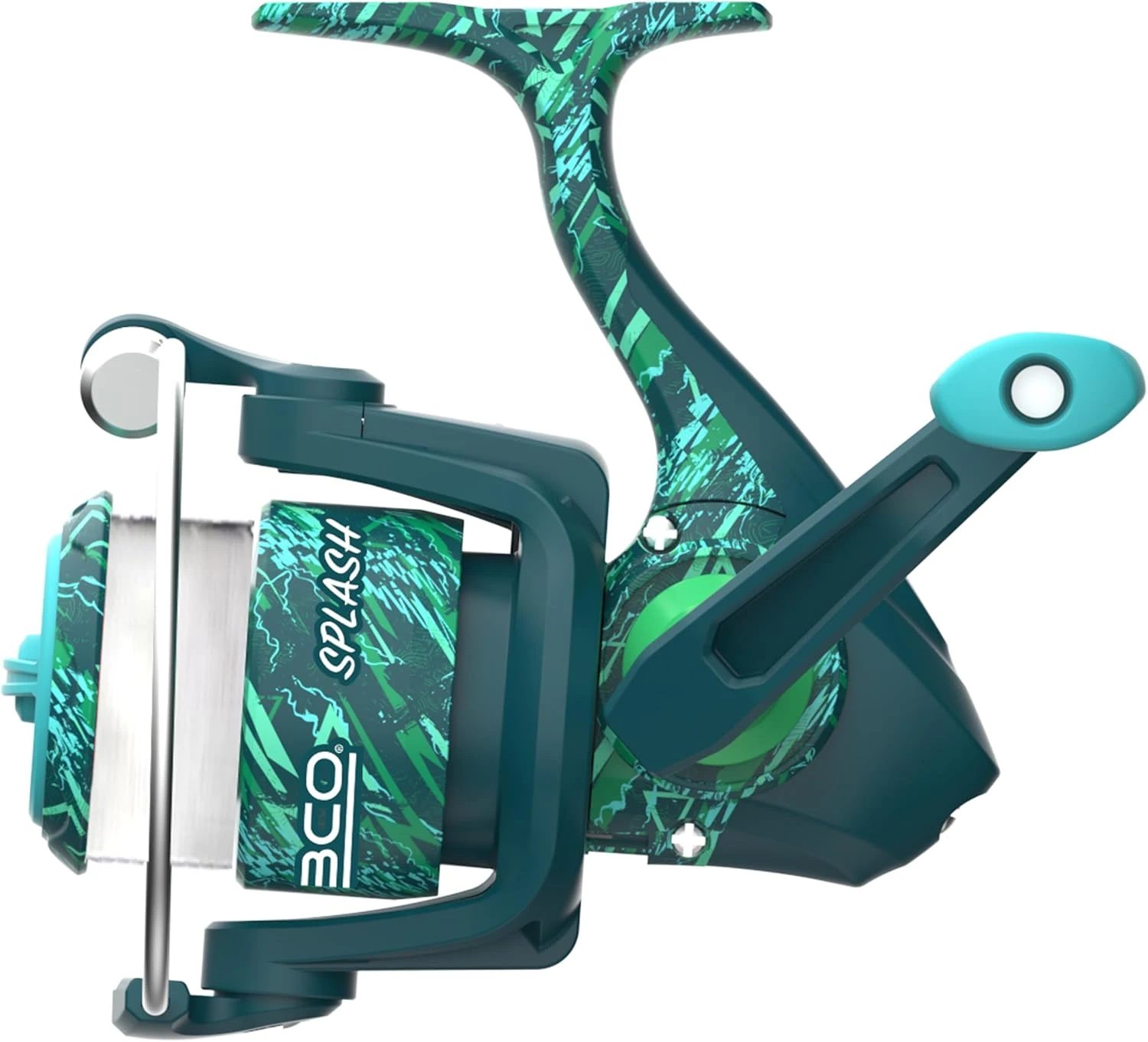 Zebco Splash Fishing Combo Angler Arsenal 6ft Rod Grunge Green - Image 3