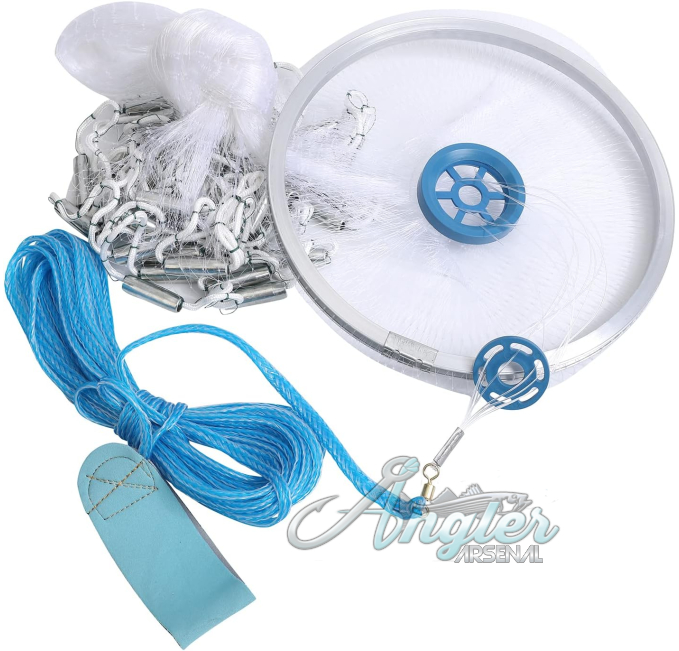 Bait Trap Fishing Net 4ft Easy Throw for Beginners Angler Arsenal