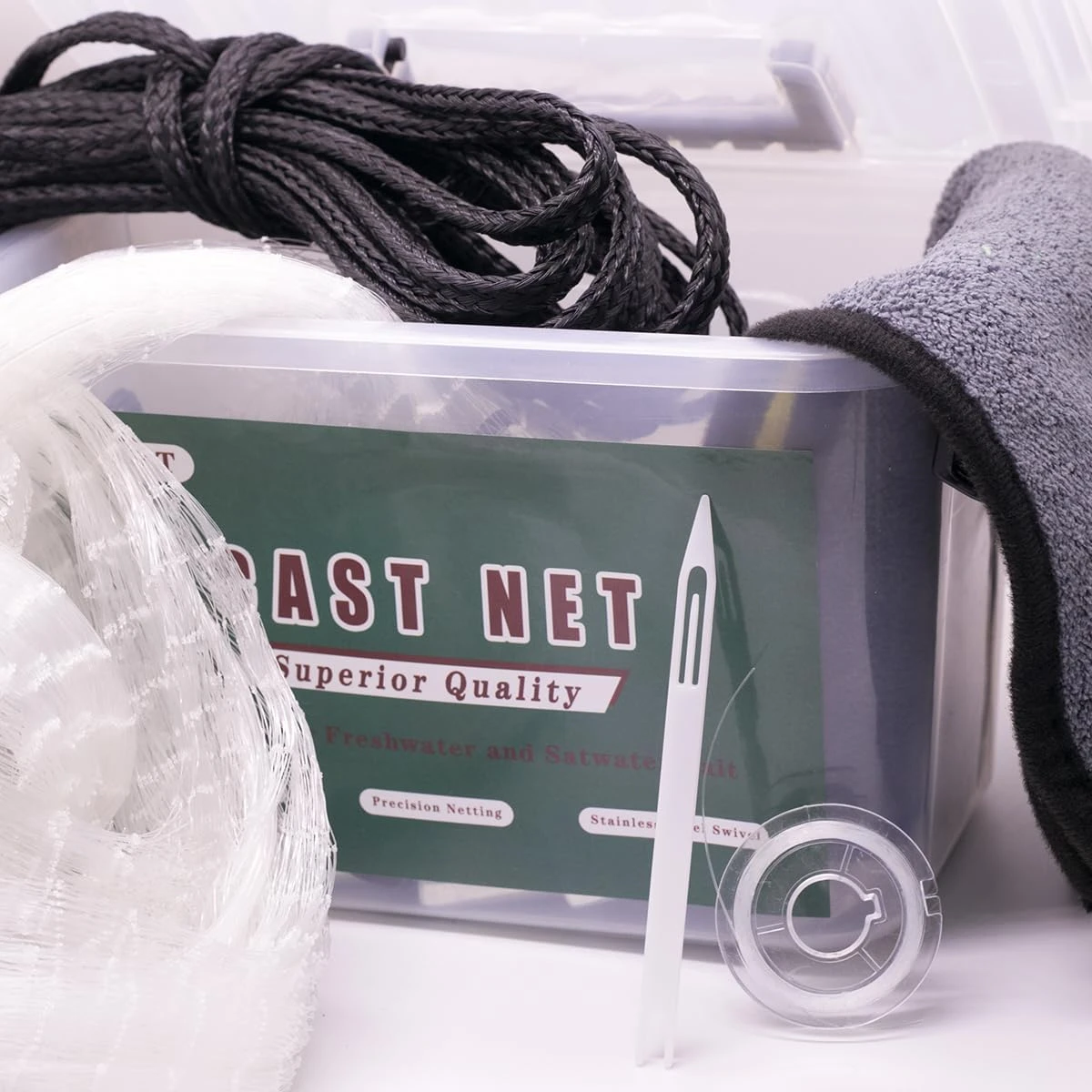 KZWT Heavy Duty Casting Net Angler Arsenal for Saltwater Fishing - Image 3