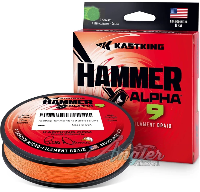 KastKing Hammer Alpha 9 Braided Fishing Line at Angler Arsenal