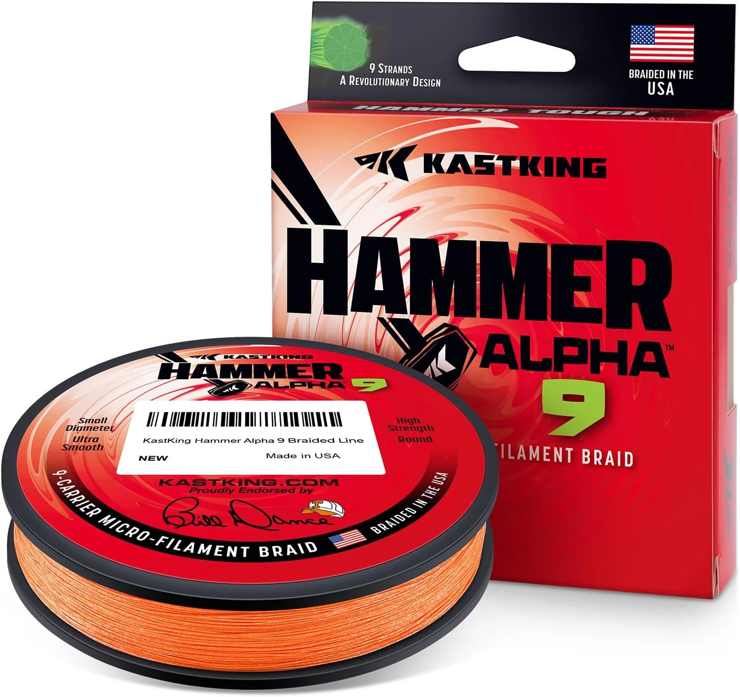 KastKing Hammer Alpha 9 Braided Fishing Line at Angler Arsenal