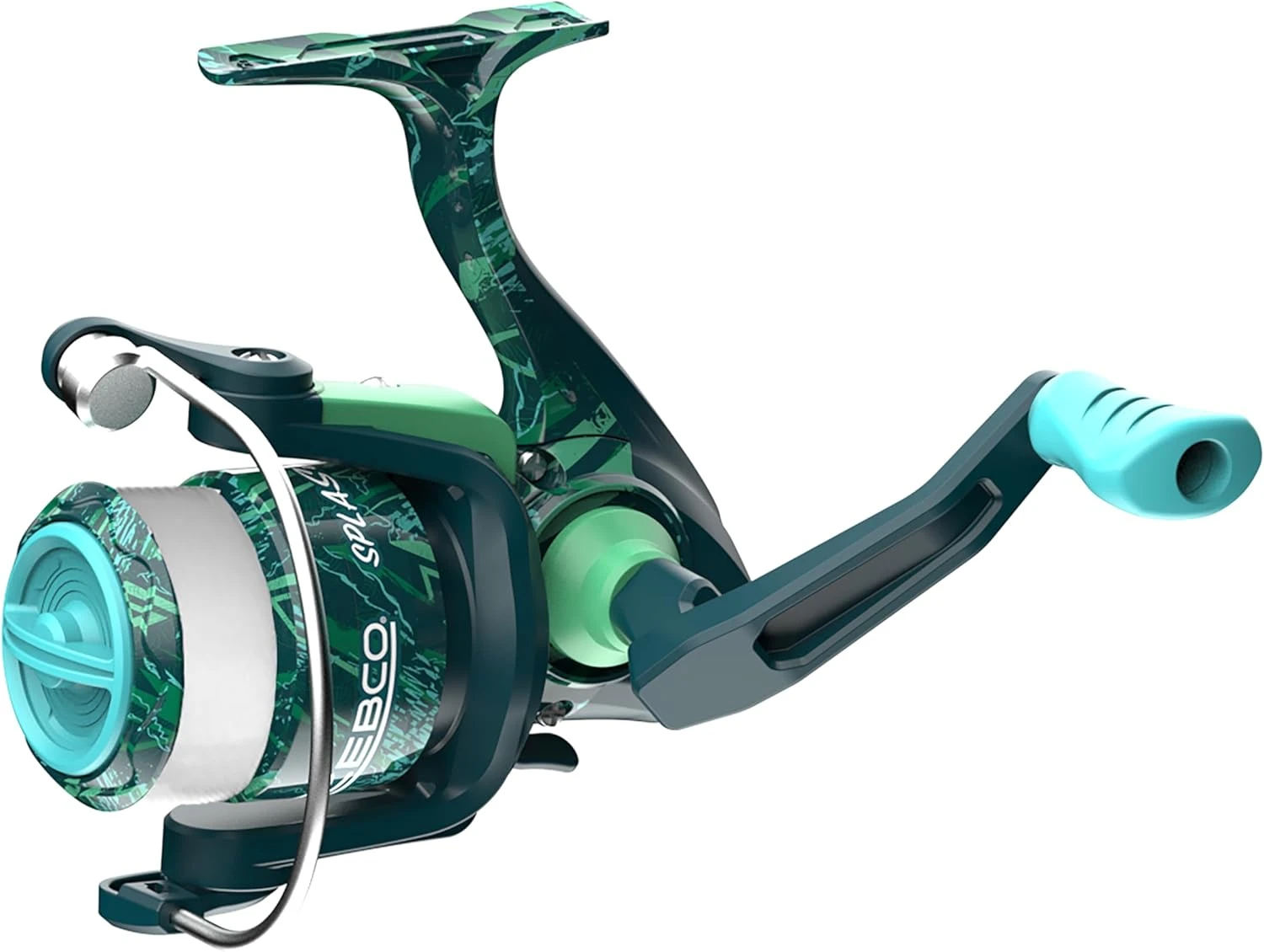Zebco Splash Fishing Combo Angler Arsenal 6ft Rod Grunge Green - Image 6