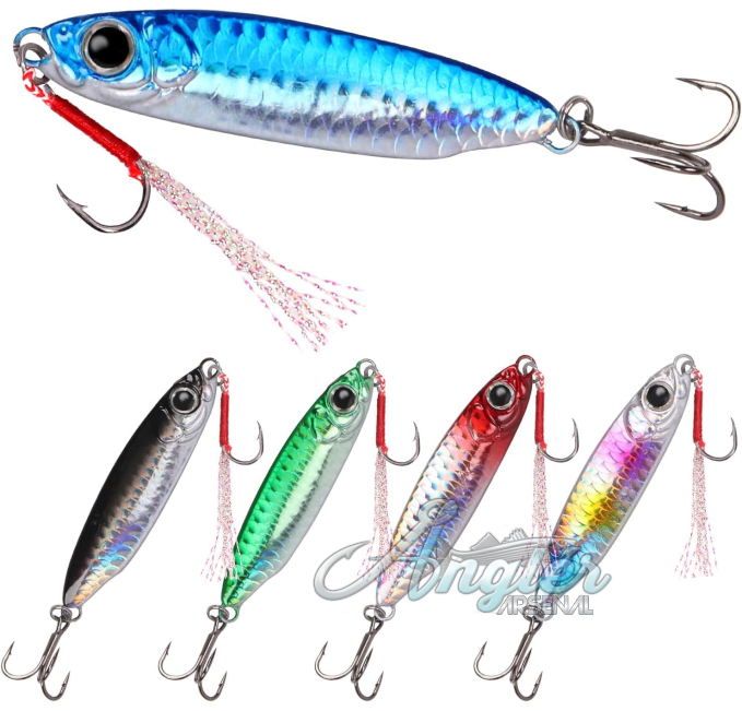 Saltwater Jigs Fishing Lures Angler Arsenal Tuna Salmon Grouper