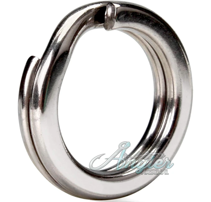 50pcs Stainless Steel Fishing Split Rings Angler Arsenal Set