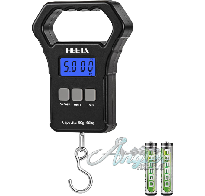 HEETA Digital Fish Scale 110lb Portable Fishing Tool Angler Arsenal