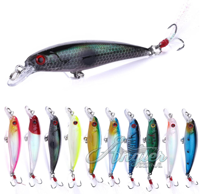 Fishing Lures for Bass and Trout Angler Arsenal Crankbaits