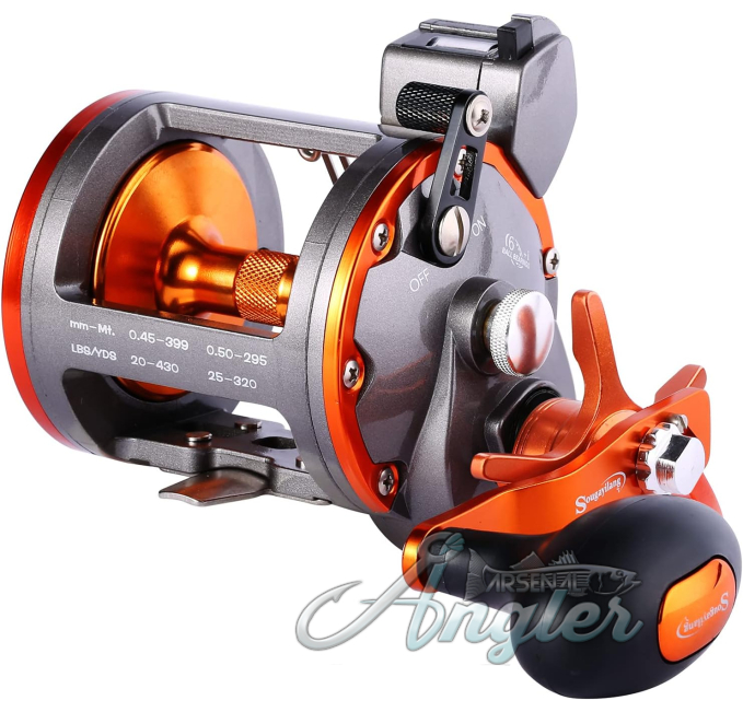 Sougayilang Level Wind Fishing Reel Angler Arsenal Line Counter