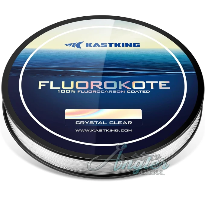 KastKing Fluorokote 100% Fluorocarbon Coated Fishing Line by Angler Arsenal