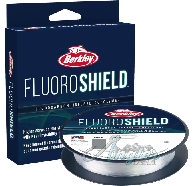 Berkley FluoroShield Fluorocarbon Fishing Line Clear Angler Arsenal