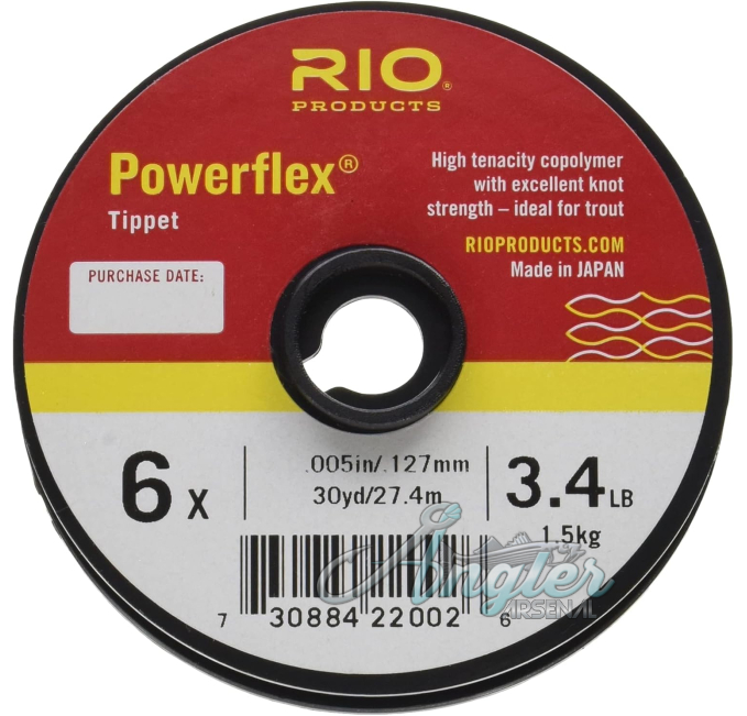 Rio Brands Powerflex 6X Tippet Line 30 yd 3.4 lb at Angler Arsenal