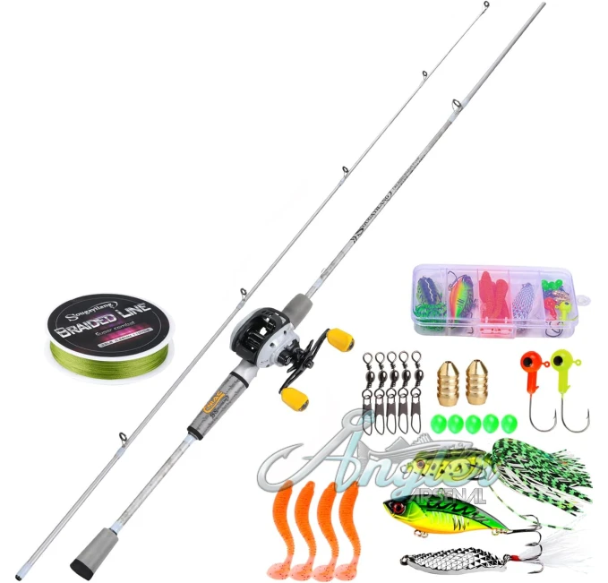 Sougayilang Graphite Fishing Combo by Angler Arsenal for Bass