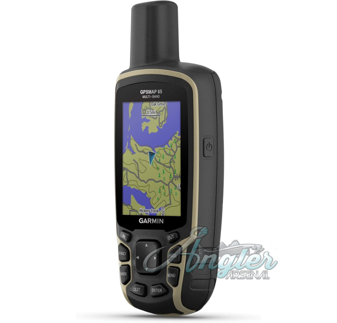Garmin GPSMAP 65 Handheld by Angler Arsenal with Satellite Support