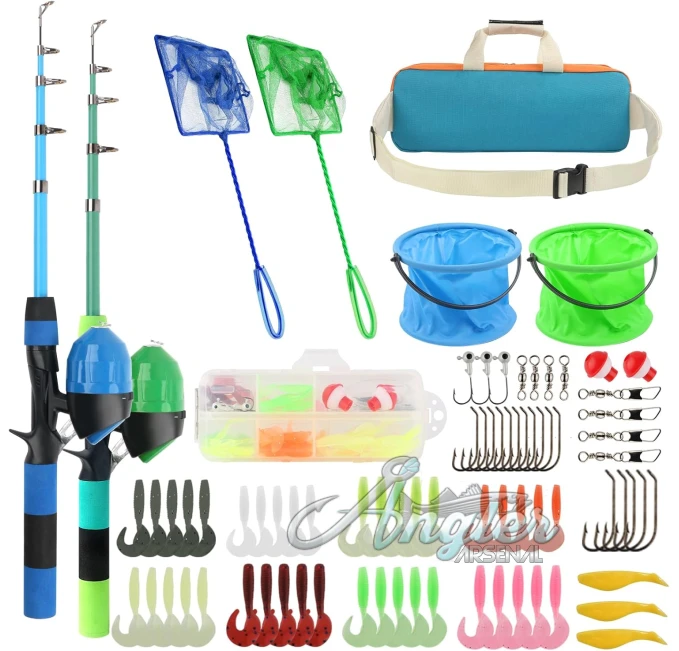 Ultralight Kids Fishing Tackle Starter Kit by Angler Arsenal