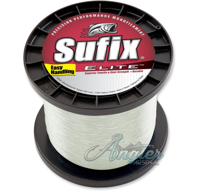 Sufix Elite 14 Pound Clear Fishing Line 3000 Yards at Angler Arsenal