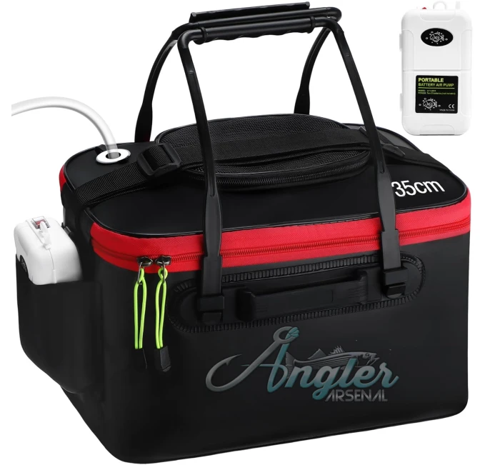 Cosblank 4 Gallon Live Bait Bucket for Fishing Angler Arsenal