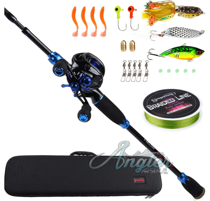 Sougayilang Baitcasting Fishing Combo Angler Arsenal Pick