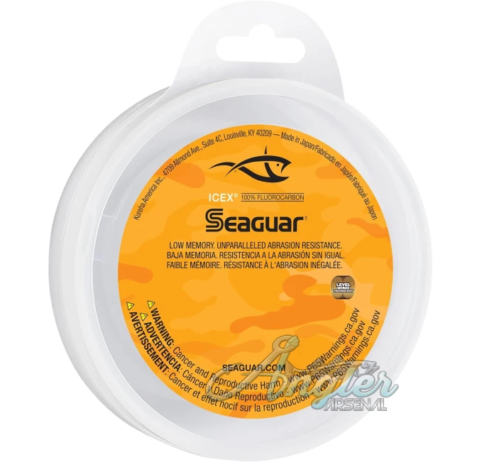 Seaguar IceX Fluorocarbon Fishing Line by Angler Arsenal