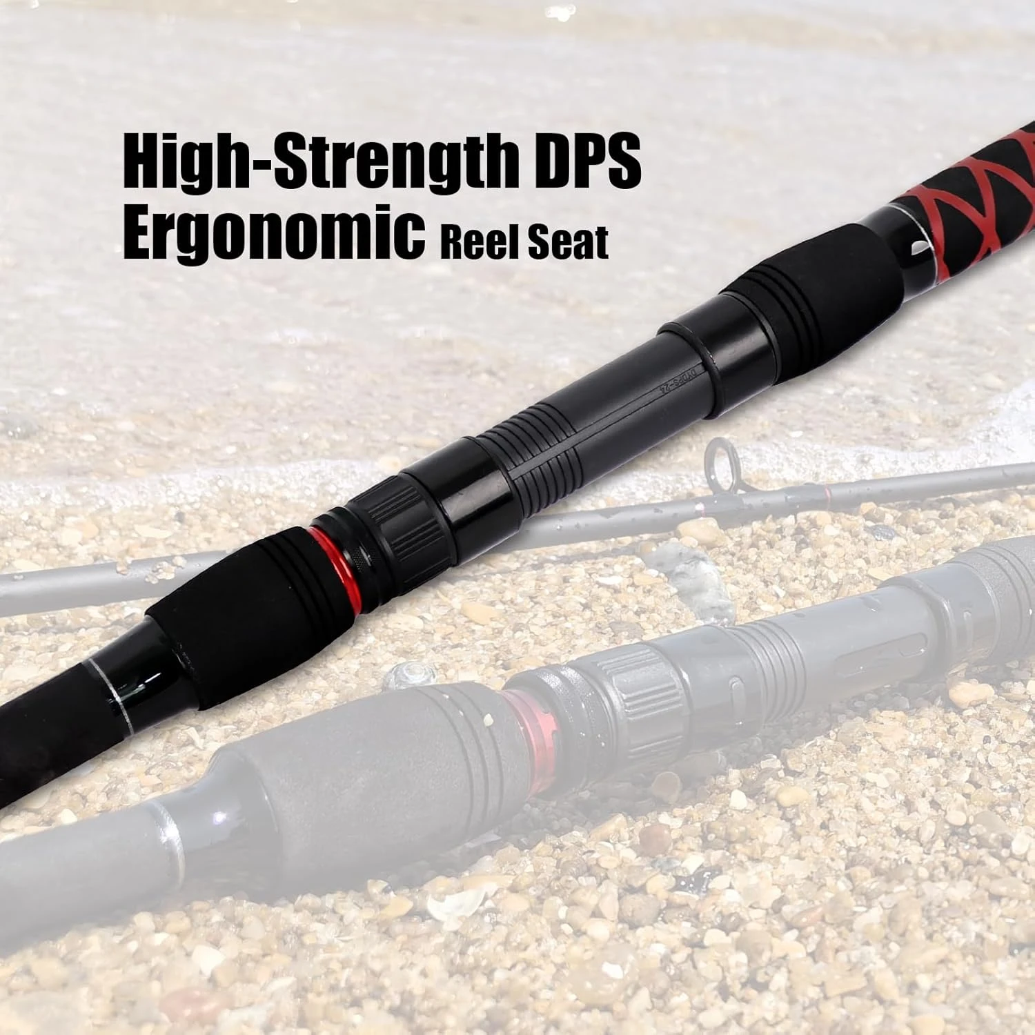 Fiblink 9ft Carbon Fiber Surf Spinning Rod Medium Heavy Angler Arsenal - Image 4