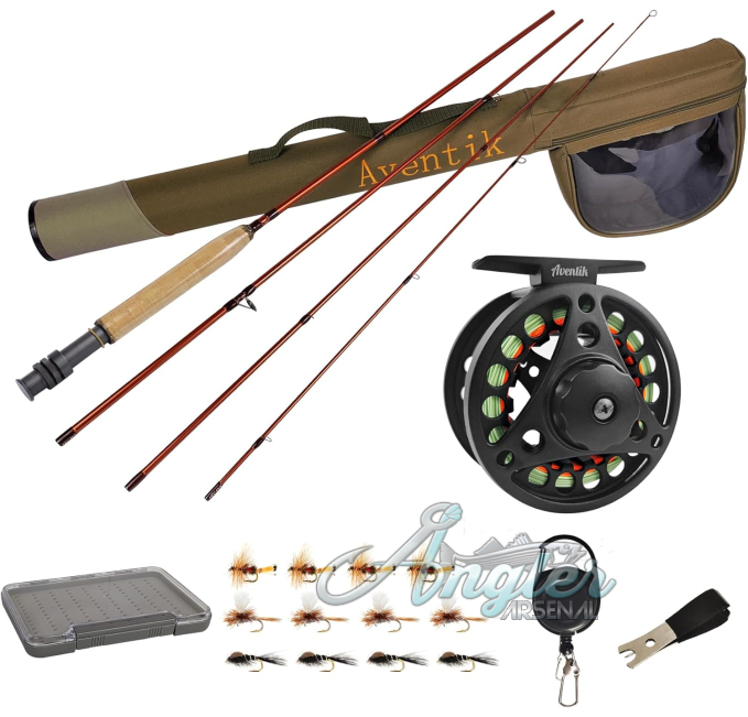 Aventik Fly Fishing Rod and Reel Starter Kit at Angler Arsenal