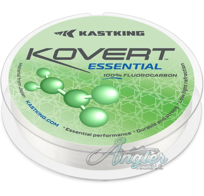 KastKing Kovert Essential Fluorocarbon Line 15LB 25Yds Angler Arsenal