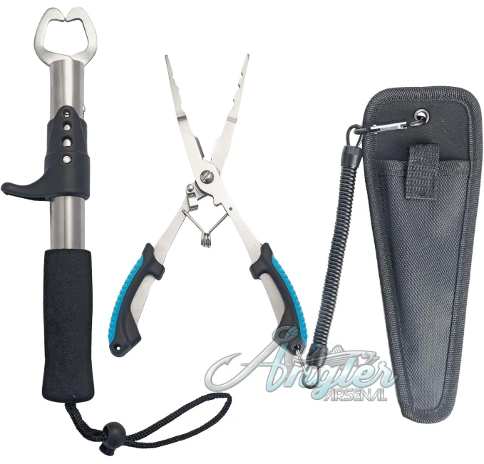 BSPIX Fishing Tools by Angler Arsenal Telescopic Lanyard Set