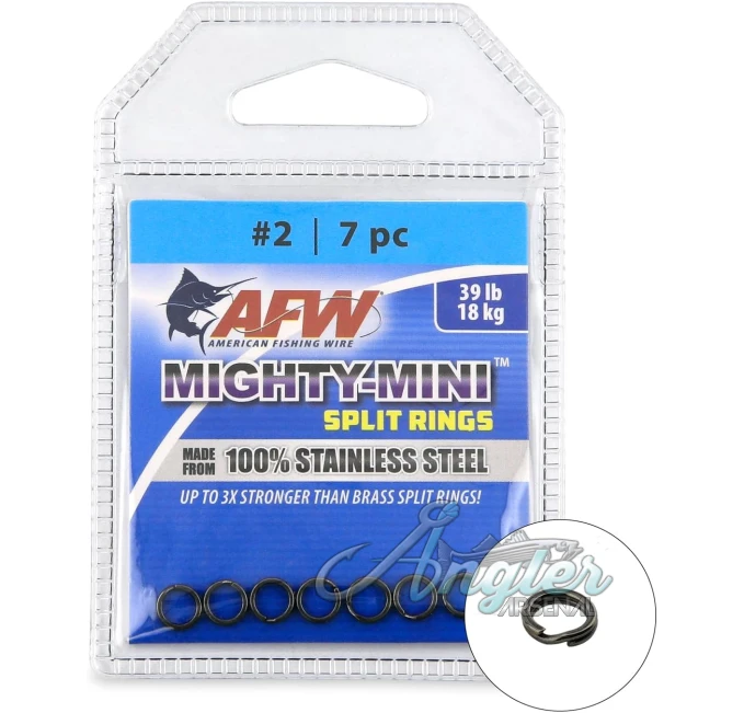 Heavy Duty Stainless Steel Split Rings 100Pcs for Anglers