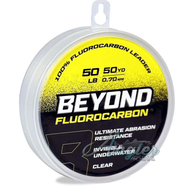 Beyond Fluorocarbon Leader Line by Angler Arsenal 50 Yards