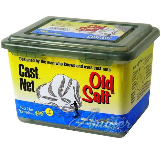 Betts 7ft Old Salt Mono Cast Net 1/2 Inch Mesh at Angler Arsenal