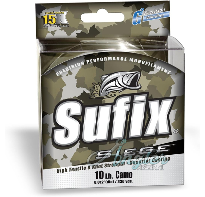 Sufix Siege Monofilament Fishing Line 330 Yards at Angler Arsenal