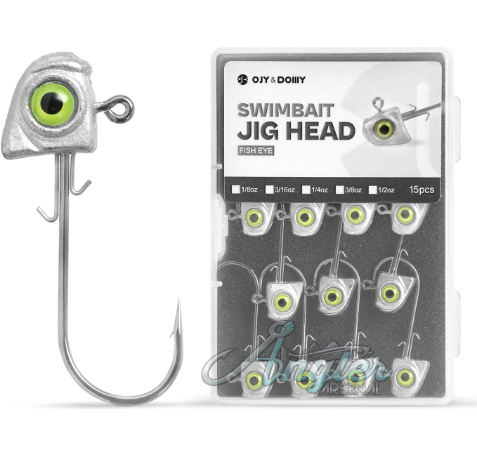 Premium Jig Heads for Freshwater Saltwater Fishing Angler Arsenal