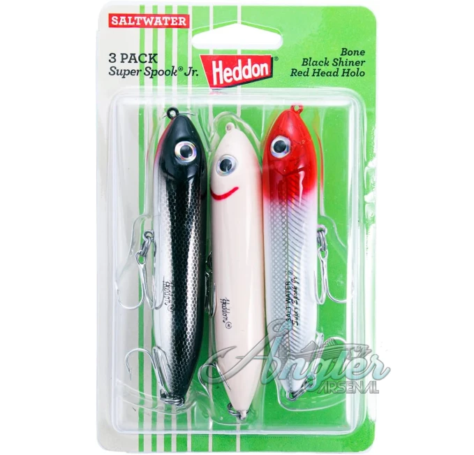 Heddon Saltwater Super Spook Jr Lures 3 Pack Angler Arsenal Gear
