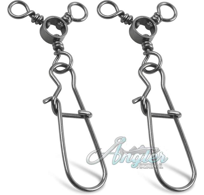 AGOOL Fishing Swivel Snaps 30pcs for Trolling Angler Arsenal