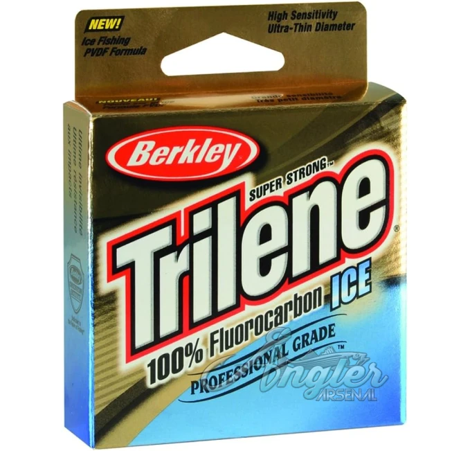 Berkley Trilene 100% Fluorocarbon Ice Fishing Line by Angler Arsenal