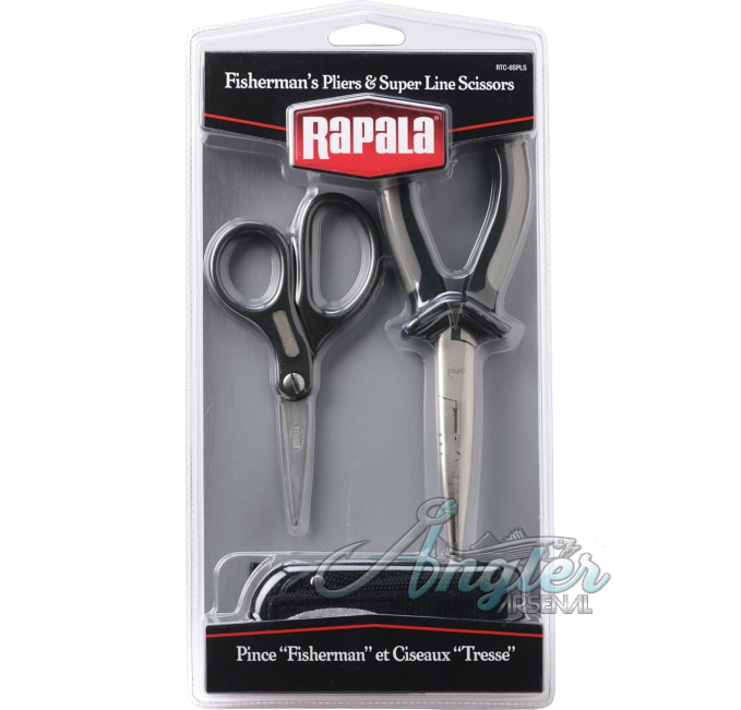 Rapala Pliers and Super Line Scissors Combo at Angler Arsenal