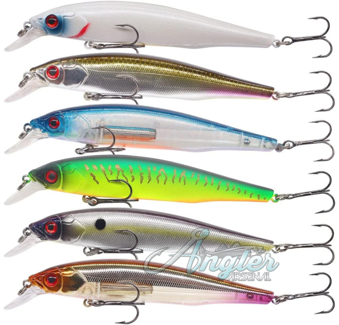 Jerkbait Fishing Lures Kit for Bass Fishing Success from Angler Arsenal
