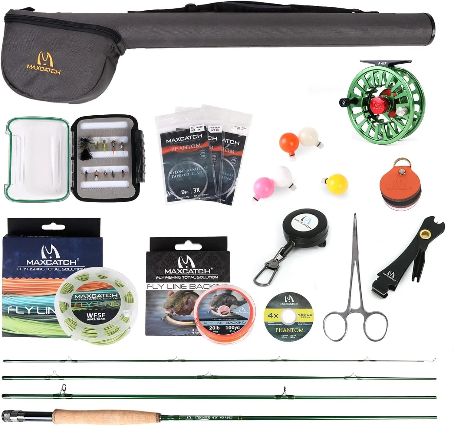 Maxcatch Premier Fly Fishing Combo with Reel at Angler Arsenal