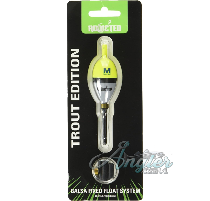 Mustad Balsa Fixed Float System Chartreuse Trout Angler Arsenal