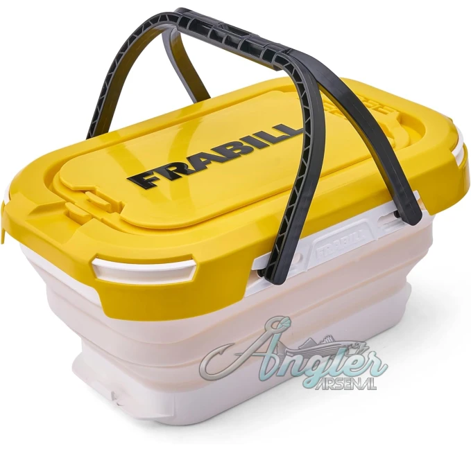 Frabill Collapsible Bait Bucket Angler Arsenal Portable Gear