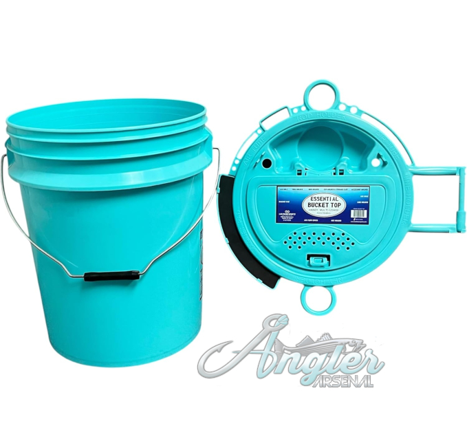 Lee Fisher 5 Gallon Bait Bucket Angler Arsenal Fishing Gear